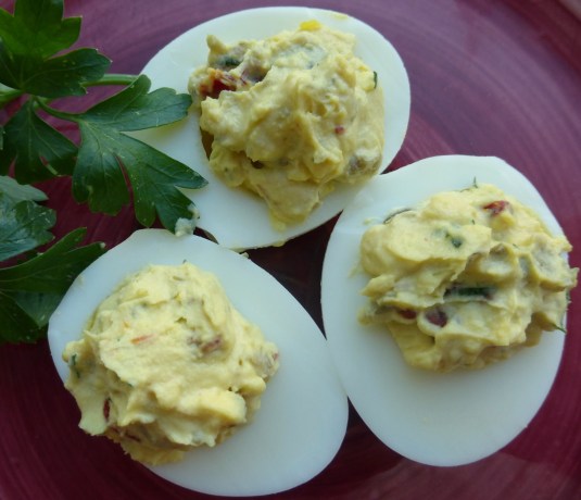 Spicy Deviled Eggs